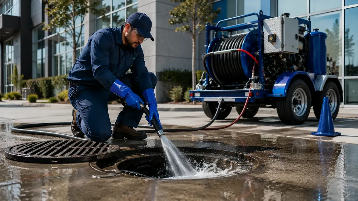 Commercial Hydro Jet Drain Cleaning in Barstow