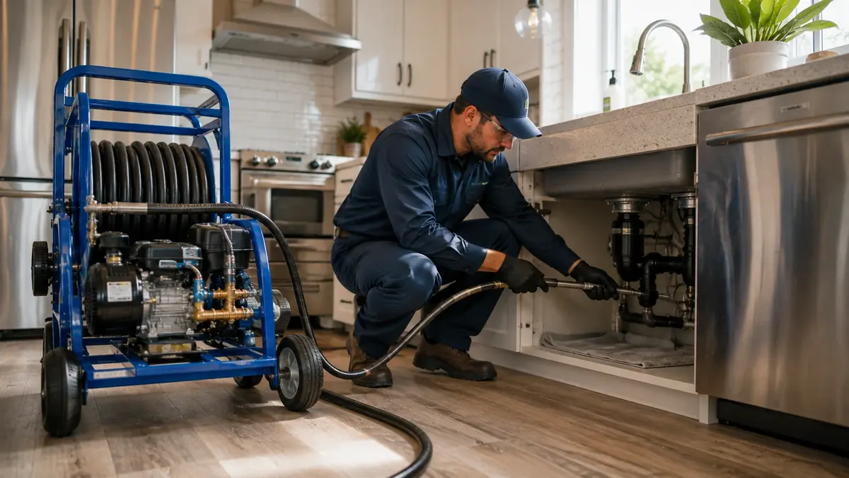 Kitchen Drain Hydro Jetting in Barstow