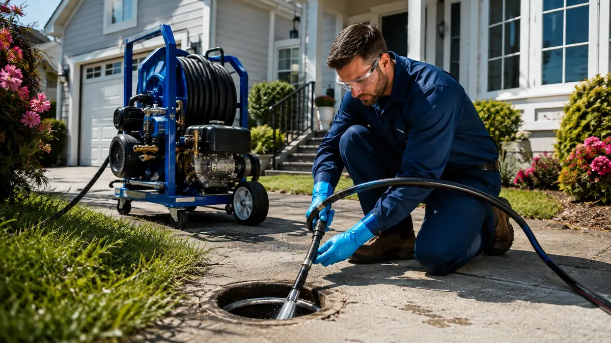 Residential Hydro Jet Drain Cleaning in Barstow